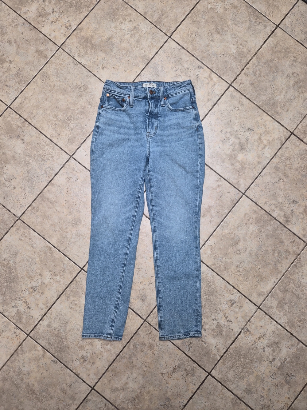 Womens Madewell Jeans The Curvy Perfect Vintage Jean Size 25 Blue Denim Fall ✨️